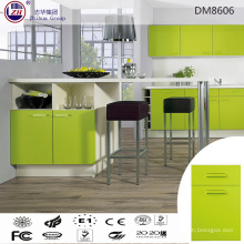 Glossy Green Farbe Hölzerne Küche Schrank Möbel